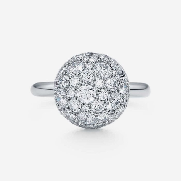 Flower Sea, 18K White Gold Ring - 图片 1