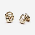 Heart to Heart, 18K gold earrings