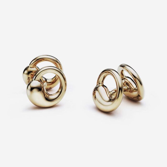 Heart to Heart, 18K gold earrings - 图片 1