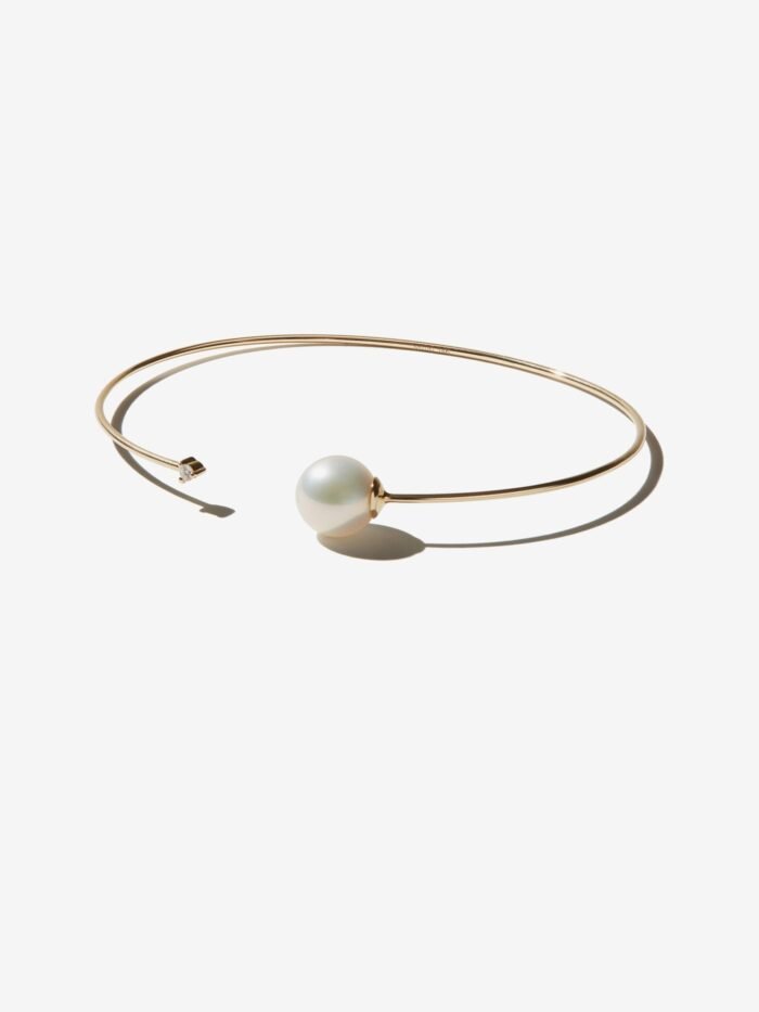 Sea of Beauty. Pearl and Diamond Cuff - 图片 1