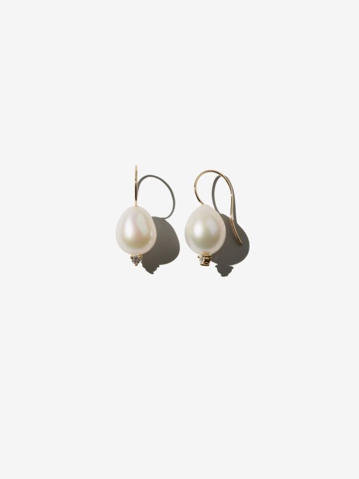 Sea of Beauty. Large Diamond and Pearl Drops - 图片 1