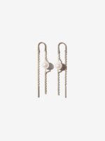 Sea of Beauty. Thread Thru Pearl Slider Earring